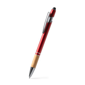 Penna a sfera Dekel, realizzata in metallo con impugnatura in bambù, combina l'eleganza del metallo con il calore e la bellezza naturale del bambù, offrendo un perfetto equilibrio tra stile e funzionalità.