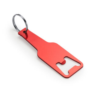 Portachiavi apribottiglie Stout realizzato in metallo a forma di bottiglia, pratico, robusto, compatto e leggero, ideale da portare sempre con sé.